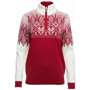Dale of Norway Winterland Womens Merino Wool Sweater Raspberry/Off White/Red Rose S Pulover imagine
