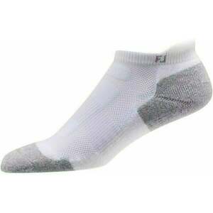 Footjoy Techsof Socks Rolltab Womens Șosete White Grey/Blanc Gris S imagine
