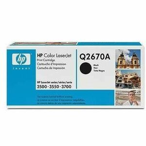 HP Q2670A Toner Black Smart Print Cartridge for Color LJ 3500/3700 6000 pgs Q2670A imagine