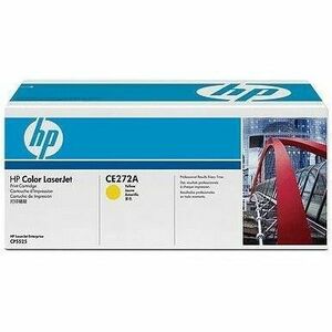 HP CE272A Toner Cartridge Yellow, Works with: HP LaserJet Colour CE272A imagine