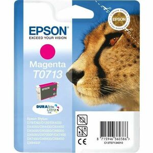Epson Singlepack Magenta T0713 DURABrite Ultra Ink 5, 5ml imagine