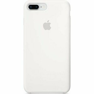 Husa de protectie Apple pentru iPhone 8 Plus / iPhone 7 Plus, Silicon, White imagine
