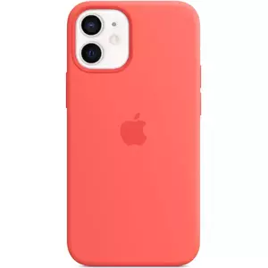 Husa de protectie Apple Silicone Case MagSafe pentru iPhone 12 mini, Pink Citrus imagine