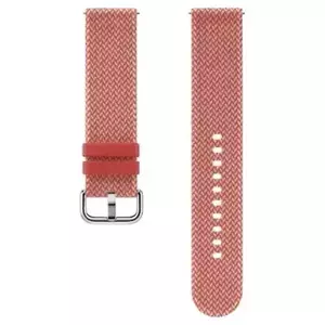 Curea textila Samsung Kvadrat pentru Galaxy Watch Active 2 / Galaxy Watch (42mm) / Gear Sport Red imagine