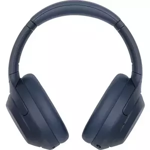 Casti Over the Ear Sony WH1000XM4L, Wireless, Bluetooth, Noise cancelling, Autonomie 30 ore, Microfon, Albastru imagine