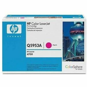 HP Q5953A Toner Magenta Color LaserJet Print Cartridge for CLJ4700 11000pages Q5953A imagine
