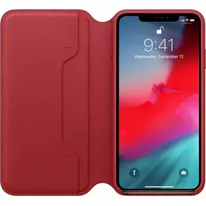 Husa de protectie Apple Folio pentru iPhone XS Max, Red imagine