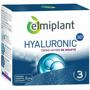 Crema antirid de noapte Elmiplant Hyaluronic, 50 ml imagine