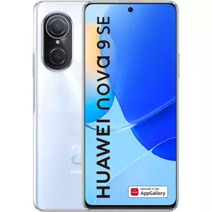 Telefon Mobil Huawei Nova 9 SE, Dual SIM, 8GB RAM, 128GB, 4G, Pearl White imagine