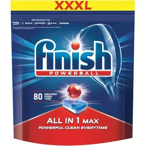 Detergent pentru masina de spalat vase Finish All in One Max, 80 spalari imagine