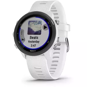 Ceas smartwatch Garmin Forerunner 245, Music Edition, GPS, White imagine