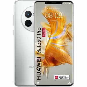 Telefon mobil Huawei Mate 50 Pro, 8GB RAM, 256GB, 4G, Silver imagine