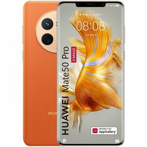 Telefon mobil Huawei Mate 50 Pro, 8GB RAM, 512GB, 4G, Orange imagine
