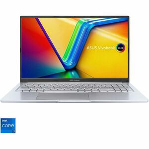 Laptop ASUS VivoBook 15 A1505ZA cu procesor Intel®Core™ i7-1255U pana la 4.70 GHz, 15.6, Full HD, OLED, 8GB, 512GB SSD, Intel® UHD Graphics, No OS, Transparent Silver imagine