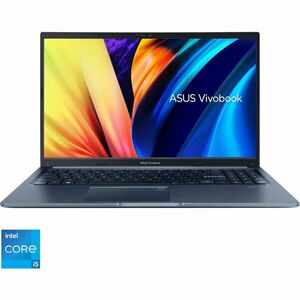 Laptop ASUS VivoBook 15 A1502ZA cu procesor Intel® Core™ i5-1240P pana la 4.40 GHz, 15.6, Full HD, IPS, 8GB DDR4, 512GB SSD, Intel® UHD Graphics, No OS, Quiet Blue imagine