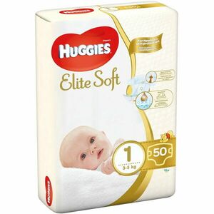 Scutece Huggies Elite Soft 1, 3-5 kg, 50 buc imagine