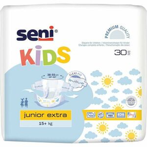 Scutece Seni Kids Junior extra Premium pentru incontinenta, 15-30 kg, 30 bucati imagine