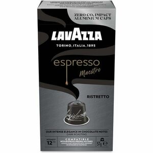 Cafea capsule Lavazza Ristretto, compatibile Nespresso, aluminiu, 10x5, 7g imagine
