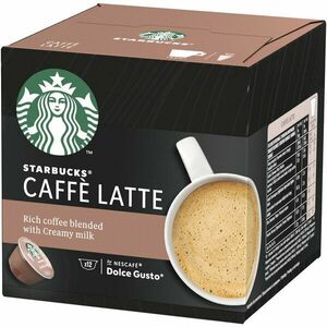 Capsule cafea Starbucks Caffe Latte by Nescafé Dolce Gusto, 12 capsule, 121.2g imagine