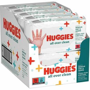 Servetele umede Huggies All Over Clean, 10 pachete x 56, 560 buc imagine