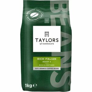 Cafea Boabe Rich Italian Taylors of Harrogate, 100% Arabica, 1 kg. imagine