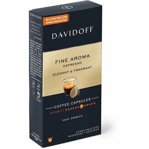 Capsule cafea Davidoff Café Fine Aroma Espresso, 10 capsule x 5.5g, Compatibil sistem Nespresso imagine