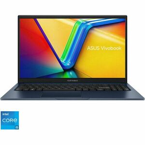 Laptop ASUS VivoBook 15 A1504ZA cu procesor Intel® Core™ i5-1235U pana la 4.4 GHz, 15.6, Full HD, IPS, 16GB, 1TB SSD, Intel Iris Xᵉ Graphics, No OS, Quiet Blue imagine