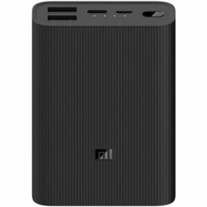 Incarcator portabil universal Xiaomi MI Power Bank 3 Ultra Compact, 10000 mAh, Fast Charge (22.5W), Dual USB-A + USB type C, Black imagine
