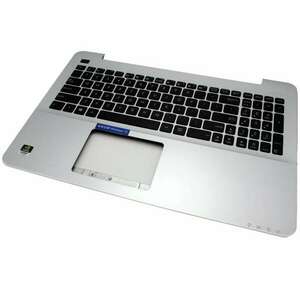 Tastatura Asus 0KN0-R91US23 Neagra cu Palmrest argintiu imagine