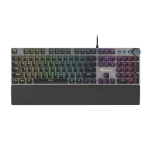 Tastatura Gaming Mecanica Genesis THOR 401 RGB , layout US, USB (Negru) imagine