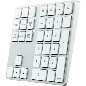 Tastatura numerica Satechi Aluminum Bluetooth Extended, Silver imagine