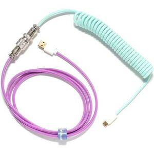 Cablu de date Ducky MK Frozen Llama, USB - USB-C, 1.8m imagine