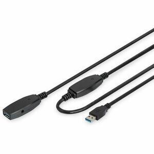 Cablu prelungitor activ USB 3.0 T-M 20m, Digitus imagine