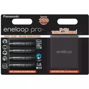 Acumulatori Panasonic Eneloop Pro AA, 2500mAh, 4 buc imagine