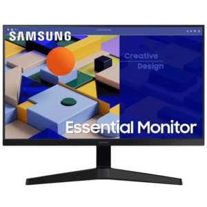 Monitor IPS LED Samsung Essential 27inch LS27C312EAUXEN, Full HD (1920 x 1080), VGA, HDMI, AMD FreeSync (Negru) imagine