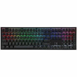 Tastatura gaming Ducky One 2, iluminare RGB, switch-uri MX-Black imagine