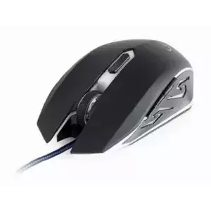 Mouse Gaming Gembird Optical 2400 DPI USB Black With Blue Backlight imagine