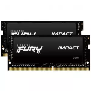 Memorie Notebook Kingston Fury Impact 32GB(2 x 16GB) DDR4 3200Mhz imagine