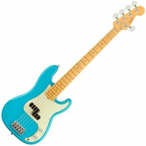 Fender American Professional II Precision Bass V MN Albastru Miami imagine