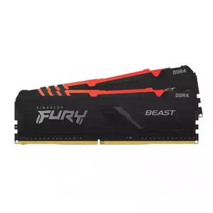 Memorie Desktop Kingston Fury Beast 32GB(2 x 16GB) DDR4 3200Mhz Dual Rank imagine