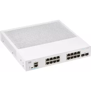 Switch Cisco CBS350-16T-2G cu management fara PoE 16x1000Mbps-RJ45 + 2xSFP imagine