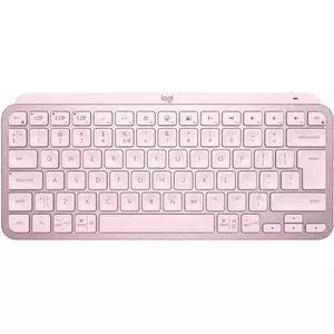 Tastatura iluminata Logitech MX Keys Mini, Wireless, layout US INTL, Rose imagine