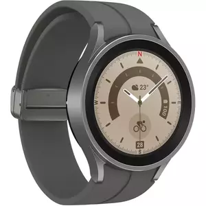 Ceas smartwatch Samsung Galaxy Watch5 Pro, 45mm, BT, Gray Titanium imagine