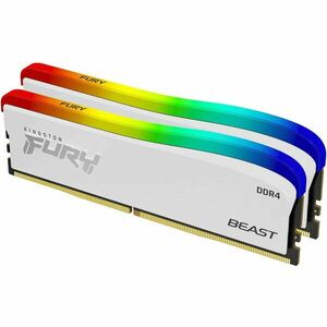 Memorie RAM FURY Beast RGB White Special Edition 16GB DDR4 3200Mhz CL16 Dual Channel Kit imagine