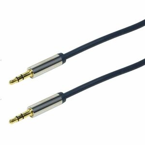 Cablu audio Jack 3, 5 mm 0, 5m albastru imagine