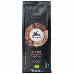 Cafea macinata organica 100% Arabica Robusta Alce Nero, 250g imagine