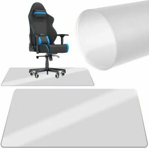 Covoras scaun birou, universal, polipropilena, 130x90cm, semi-transparent imagine