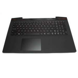 Tastatura Lenovo Y50 80 neagra cu Palmrest negru iluminata backlit imagine