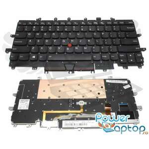 Tastatura Lenovo SN20K74706 iluminata layout US fara rama enter mic imagine