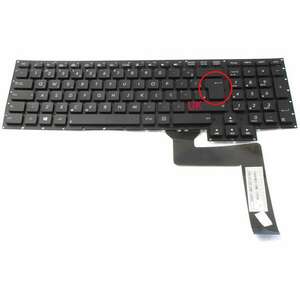 Tastatura Asus G750JW layout UK fara rama enter mare imagine